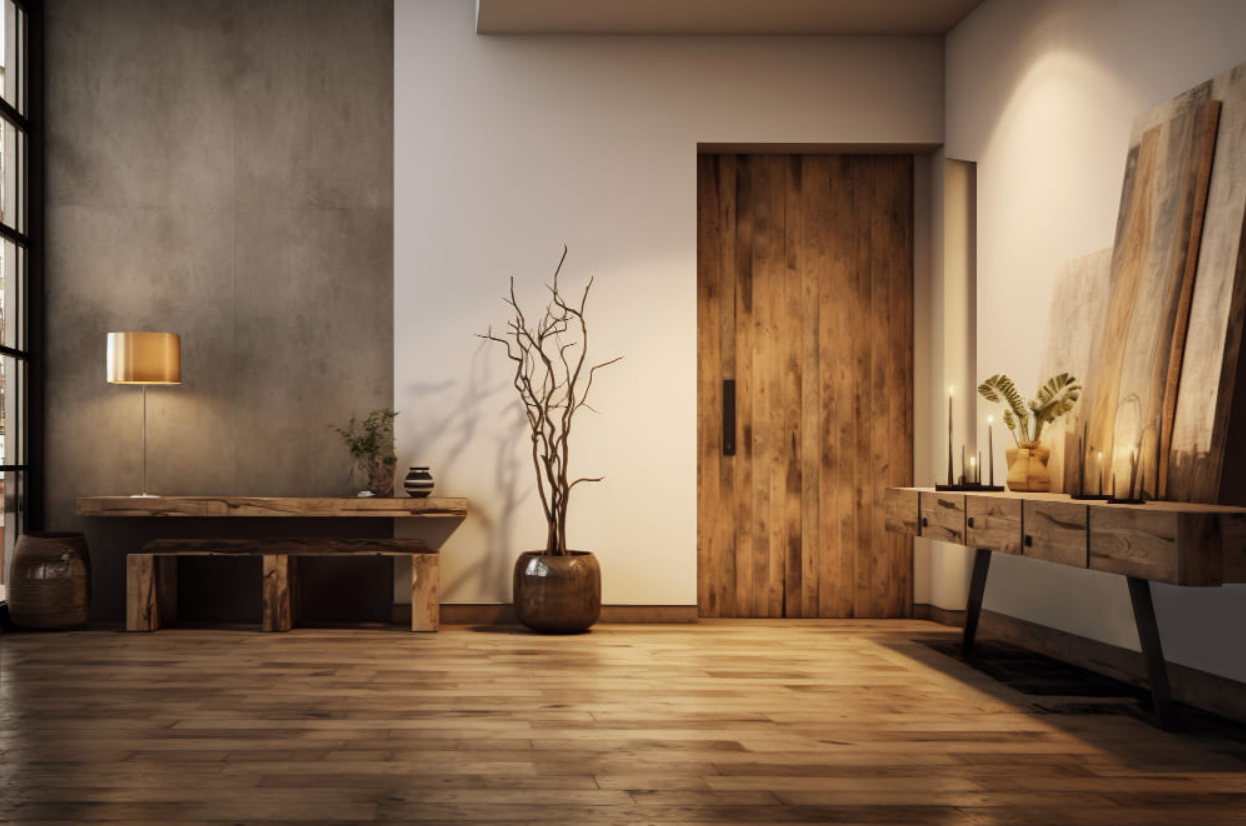 Donker hout lichter maken