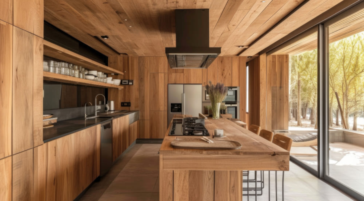 Donker hout lichter maken